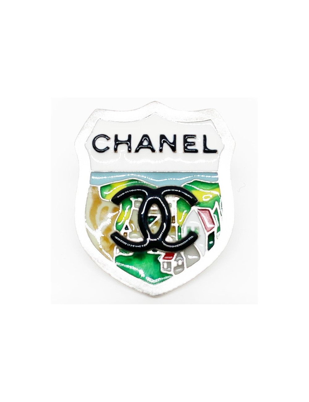 CHANEL Paris-Moscou coat of arms pin's