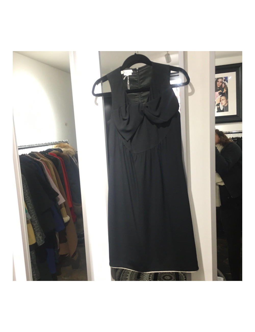 Robe T 38 GIVENCHY crêpe noir 