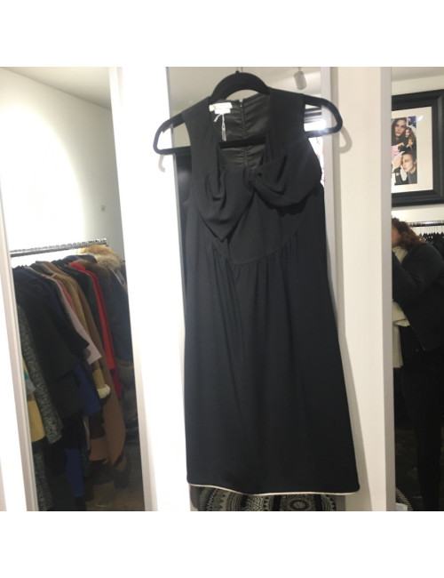 A NETTOYER Robe T 38 GIVENCHY crêpe noir 