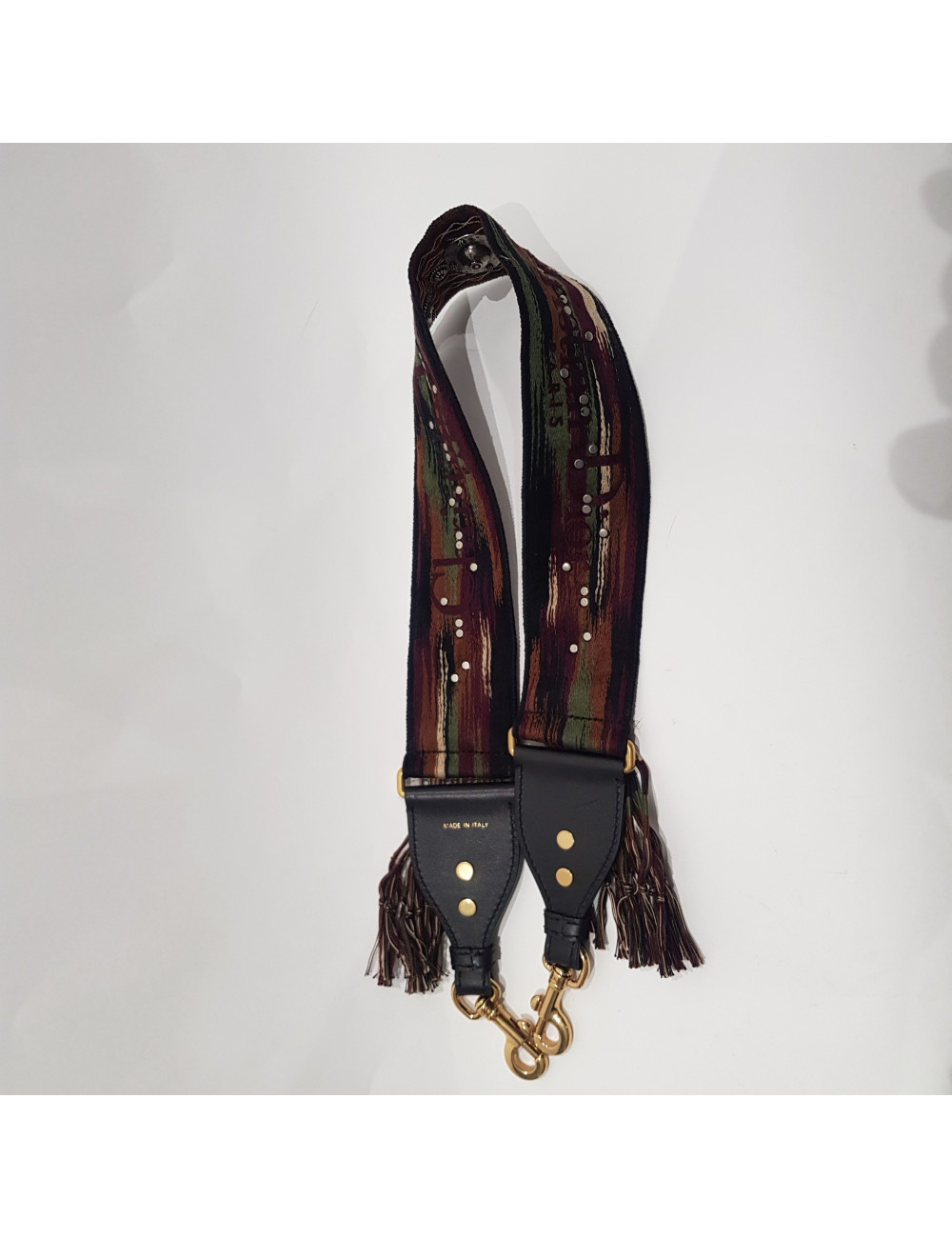 Bandoulière DIOR en toile brodée