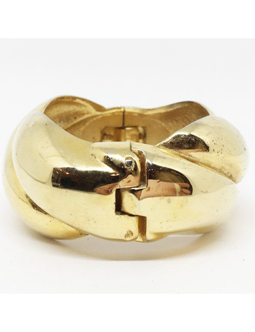 Bracelet torsadé doré