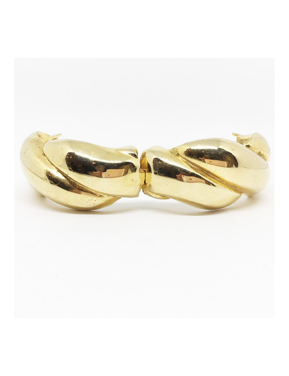 Bracelet torsadé doré