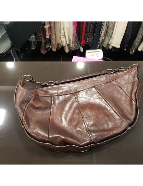 Sac YSL vintage marron bandoulière