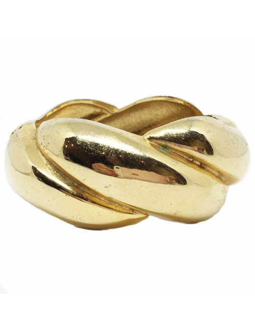 Bracelet torsadé doré