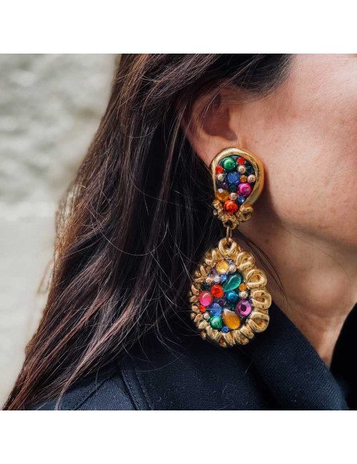 Clips pendants multicolore