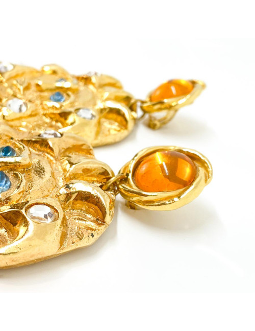 Boucles d'oreille soleil 