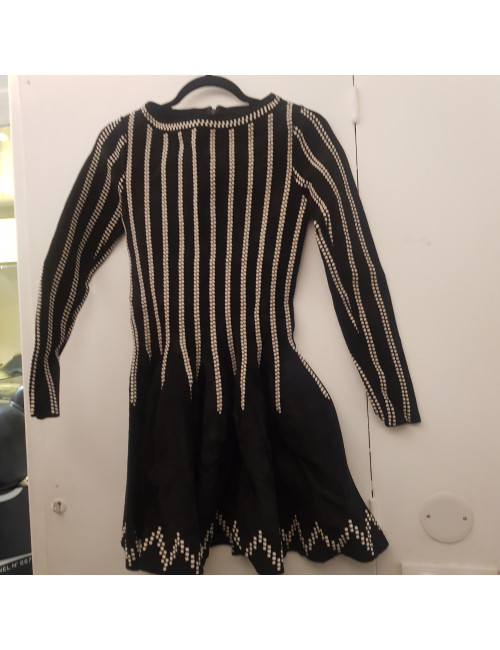 Robe ALAIA noir et blanche T36