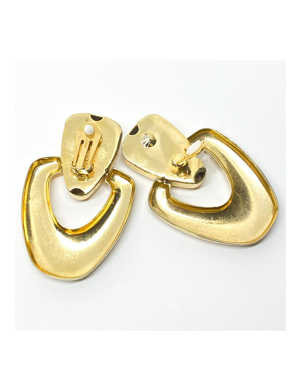 Clips vintage pendants dorés vintage