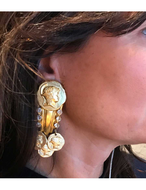 Clips d'oreille style Versace