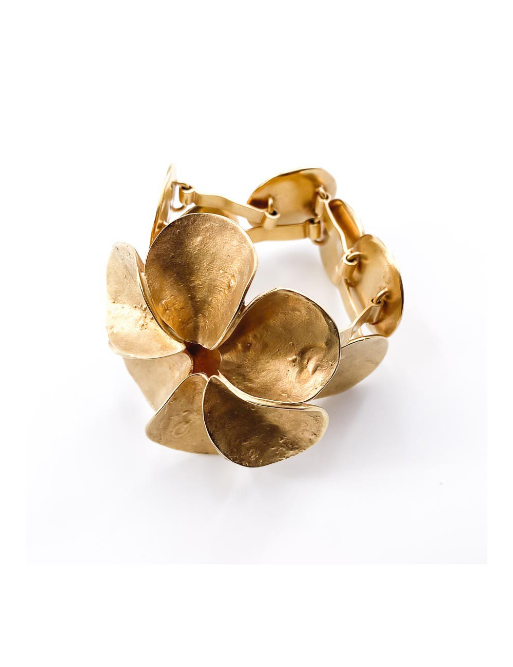 Bracelet DIOR fleur métal doré