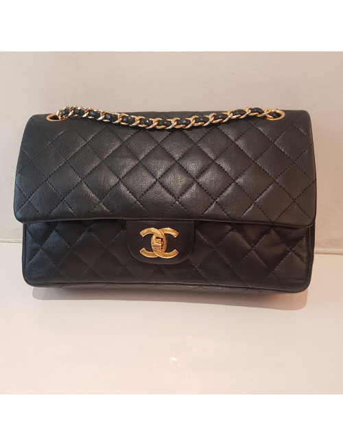 Sac à main CHANEL Timeless noir Vintage