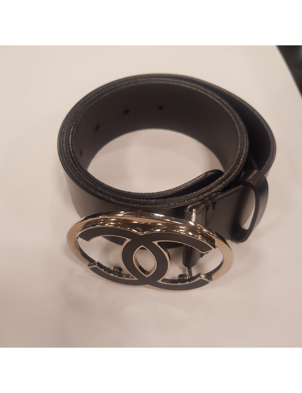 Ceinture noire T90 CHANEL