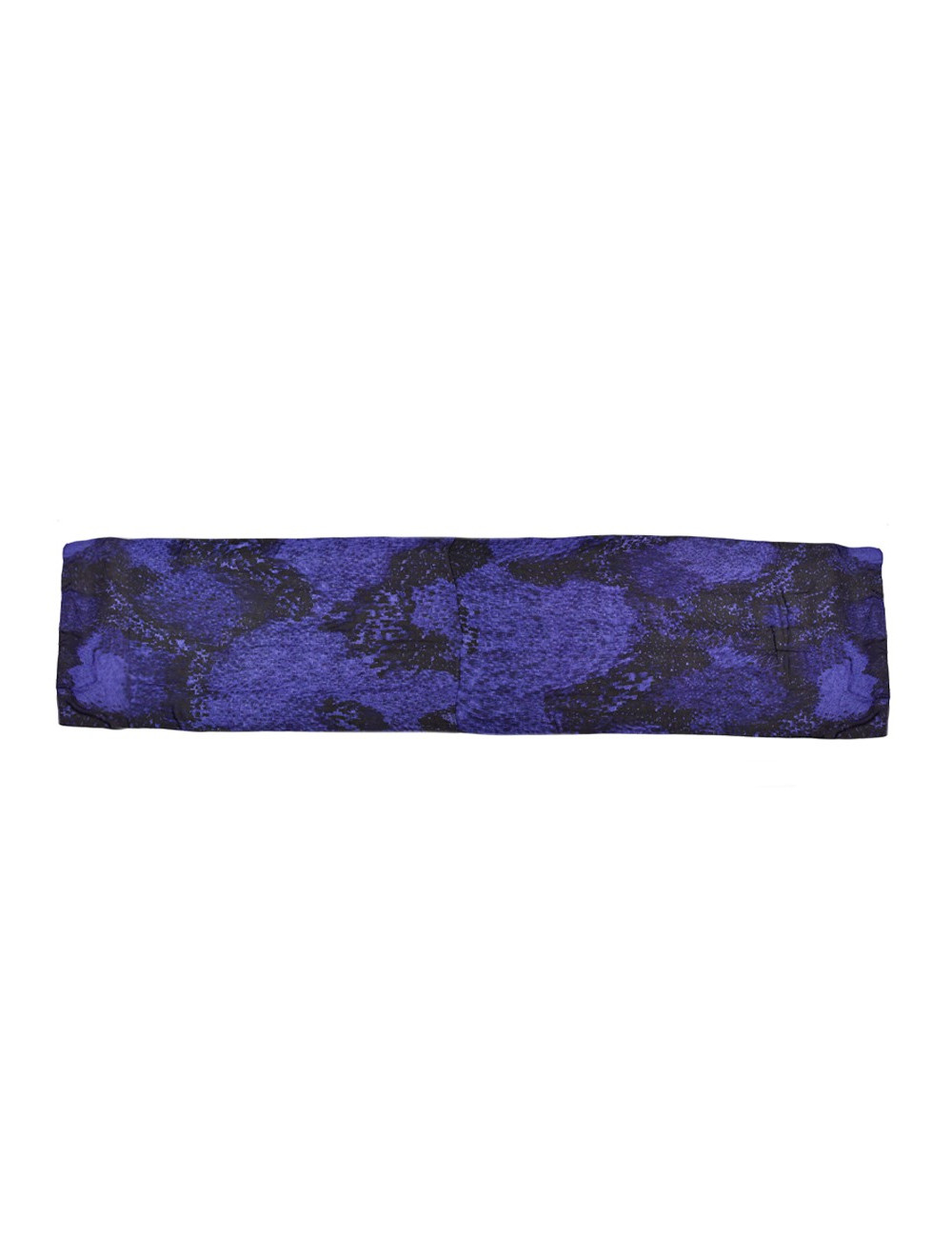 Foulard Roberto Cavalli en soie violet et noir