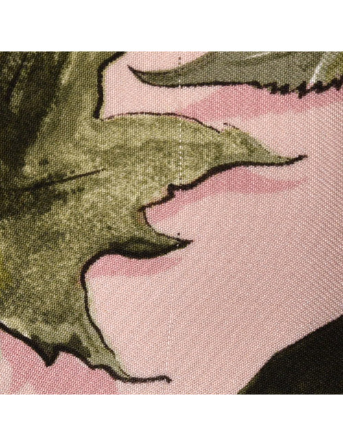 Carré HERMES kaki Feuilles d'automne