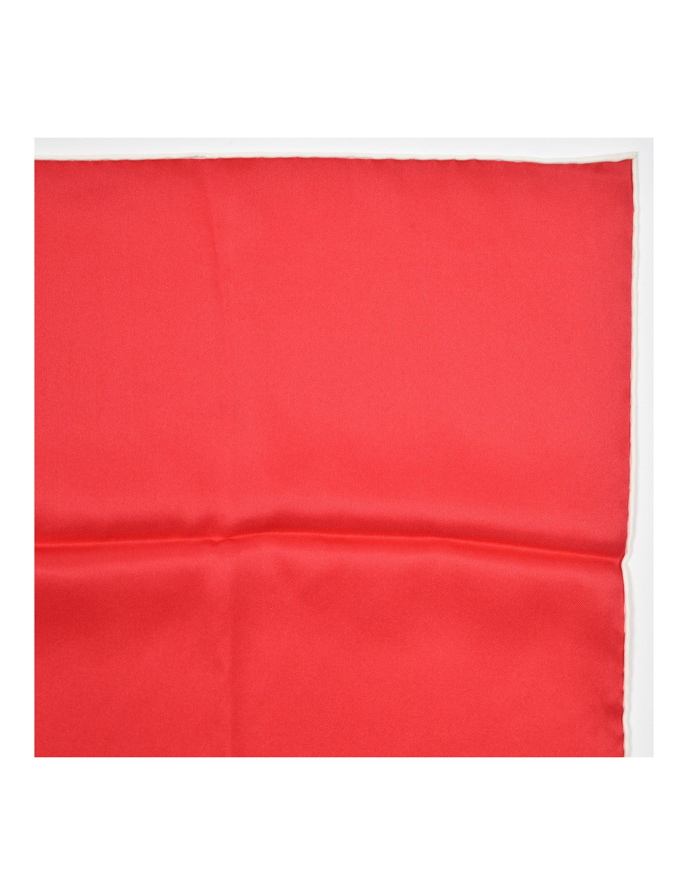 Foulard HERMES rouge et rose 100% soie