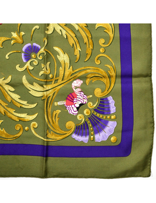 "Cheval turc" Carré HERMES en soie