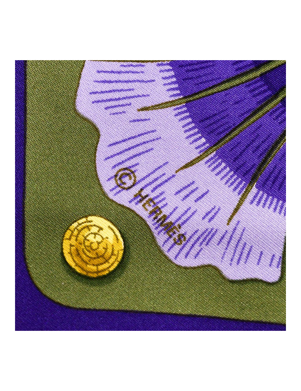 "Cheval turc" Carré HERMES en soie