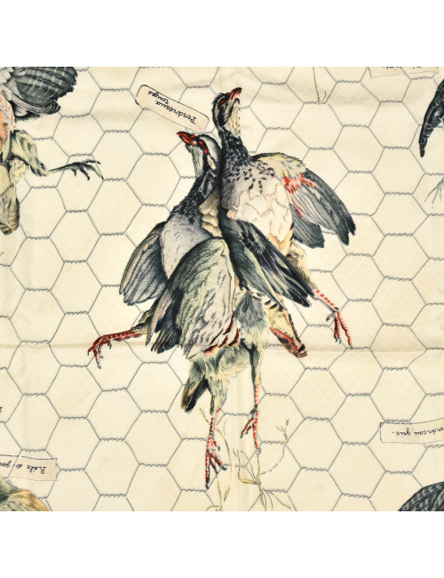 "Tableau de chasse" Carré HERMES soie