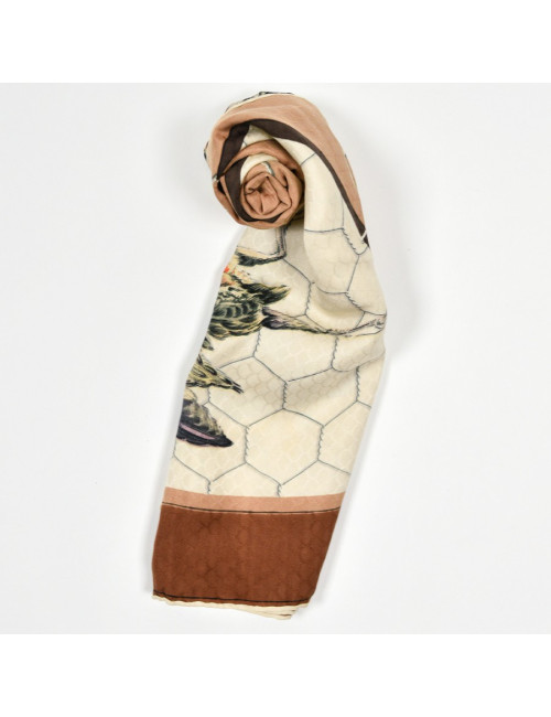 "Tableau de chasse" Carré HERMES soie