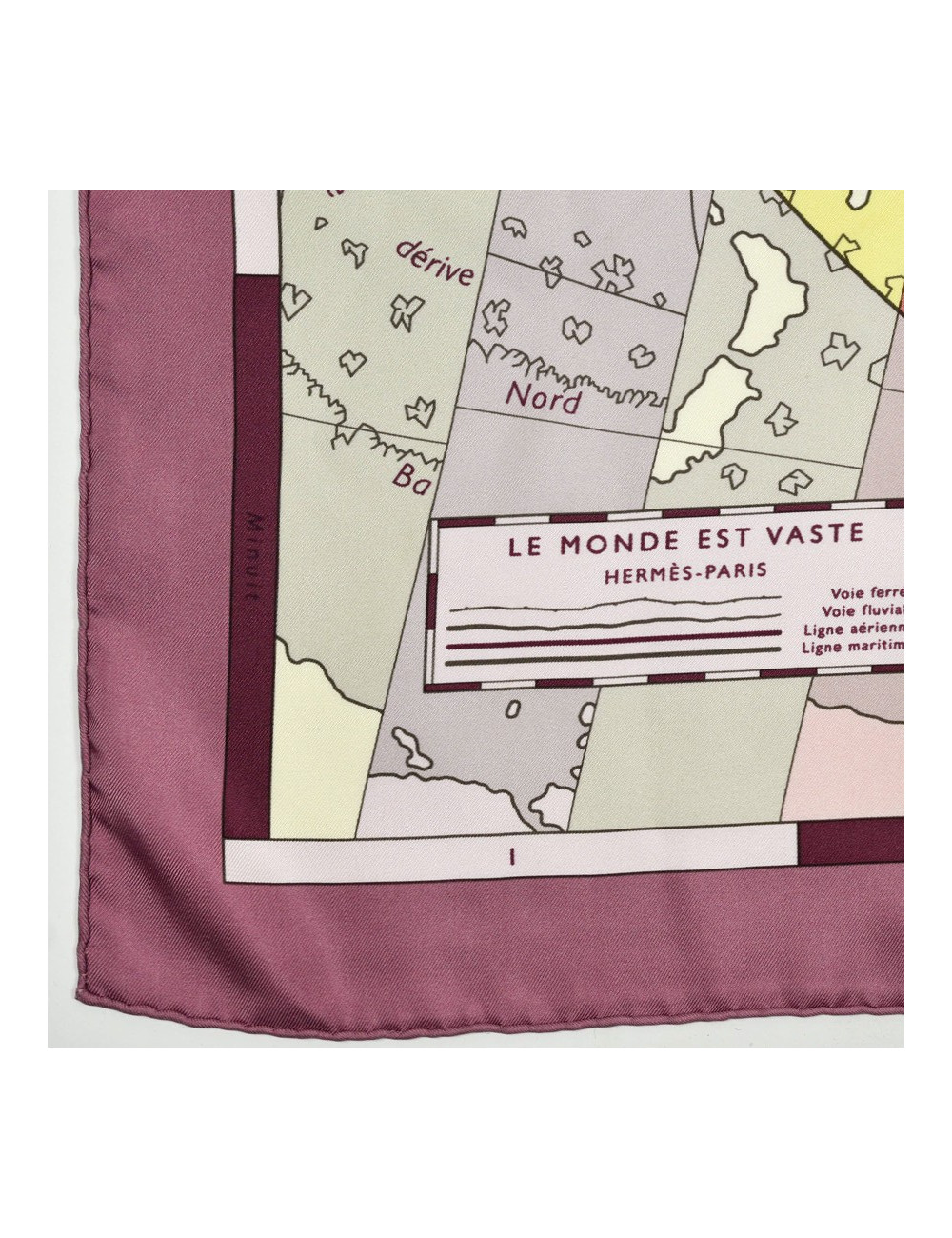 HERMES Scarf "Le monde est vaste" - Certified Occasion to shop here