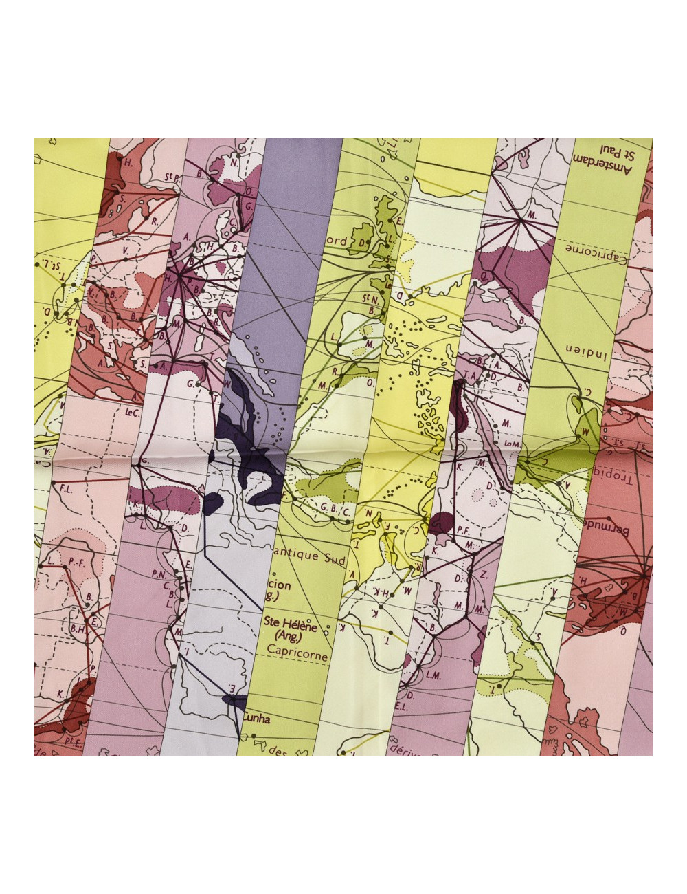 HERMES Scarf "Le monde est vaste" - Certified Occasion to shop here