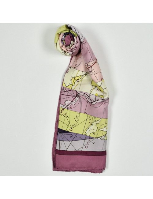 HERMES Scarf "Le monde est vaste" - Certified Occasion to shop here