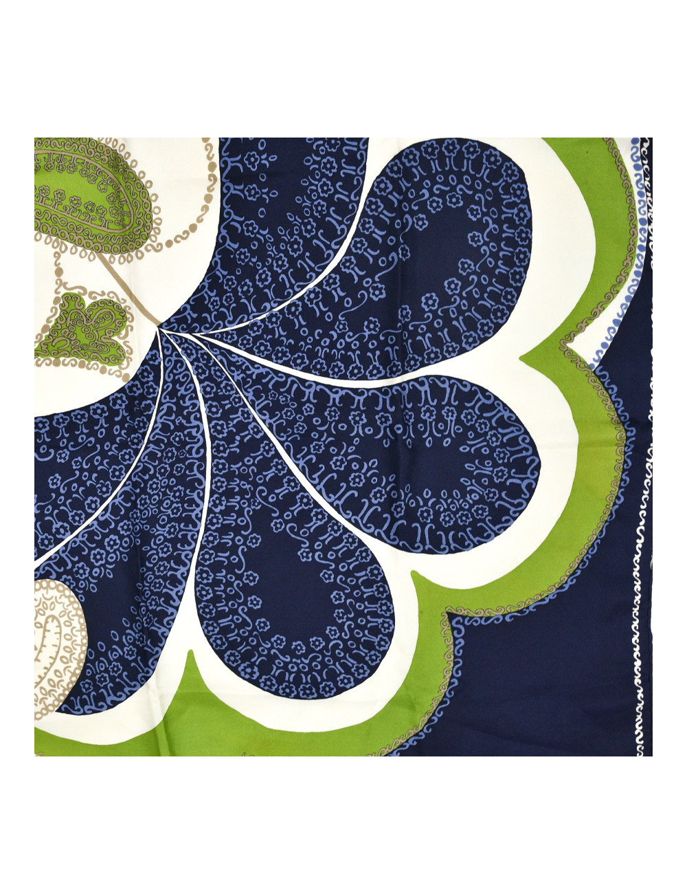 Foulard Dior Vert et bleu 