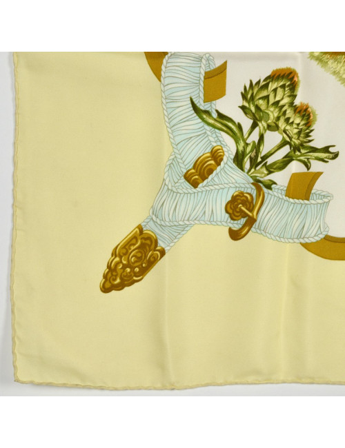 Carré Régina HERMES 100% soie