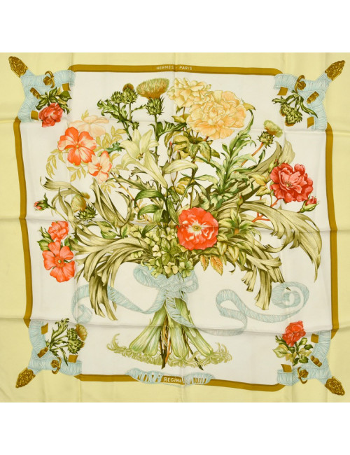 Carré Régina HERMES 100% soie