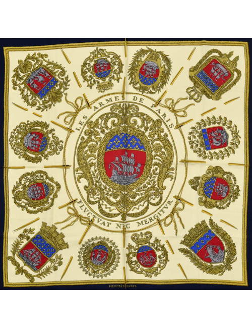 Carré Les armes de Paris HERMES