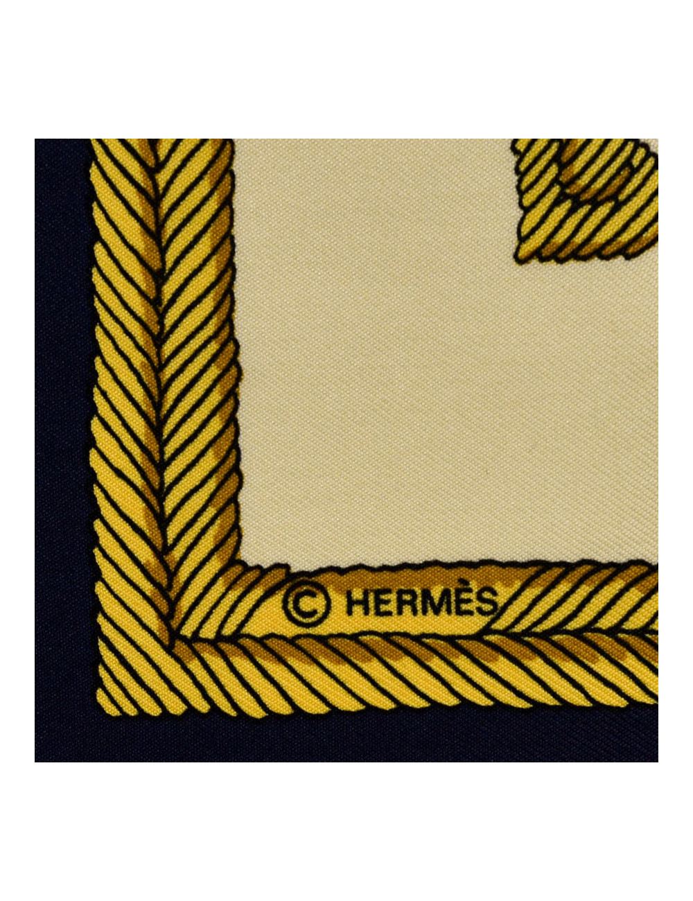 HERMES Carré soie "Les armes de Paris"