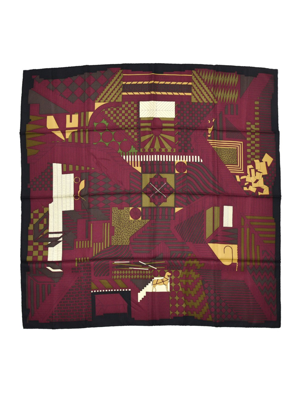 Carré HERMES 100 % soie