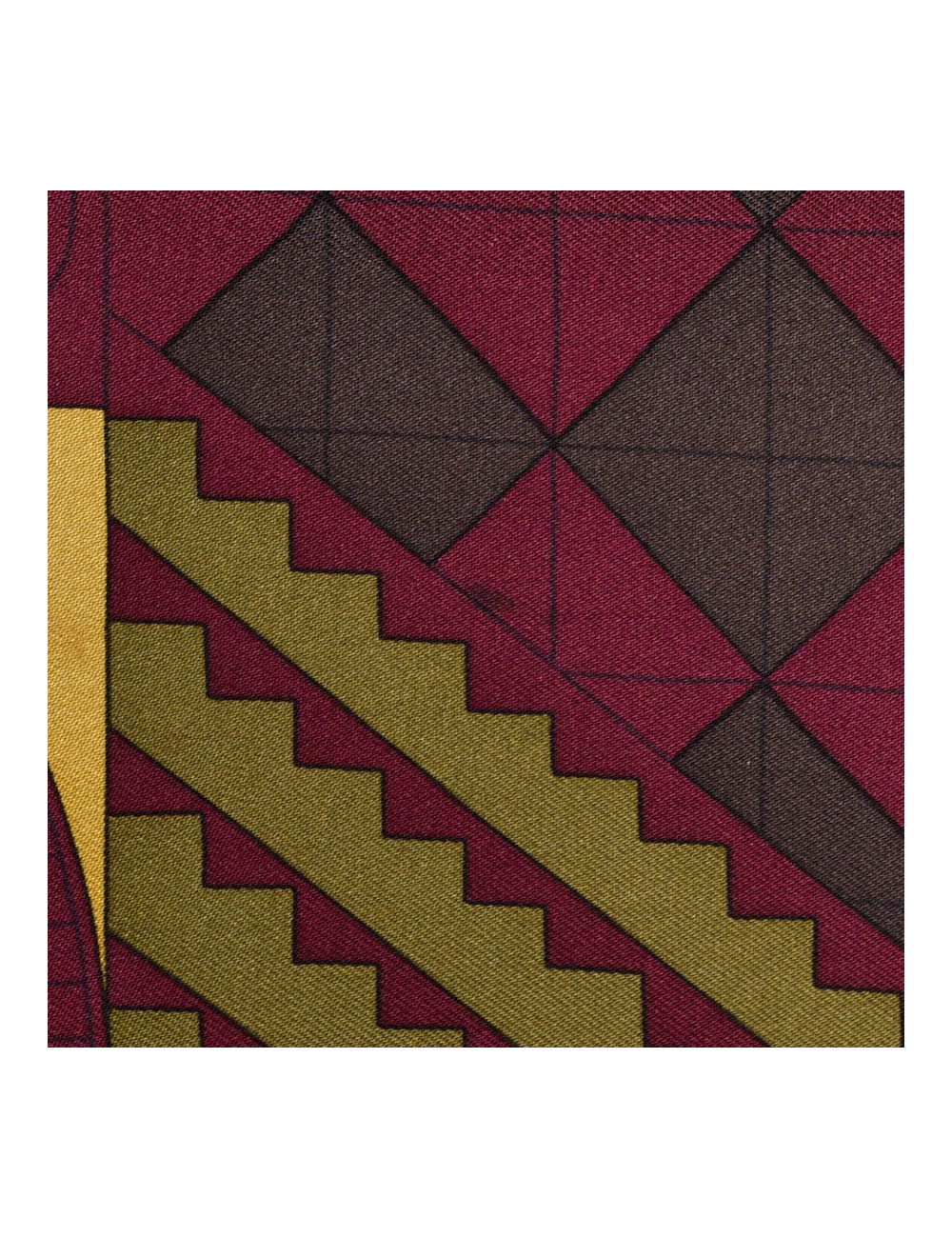 Carré HERMES "Promenade au Faubourg " 100 % soie