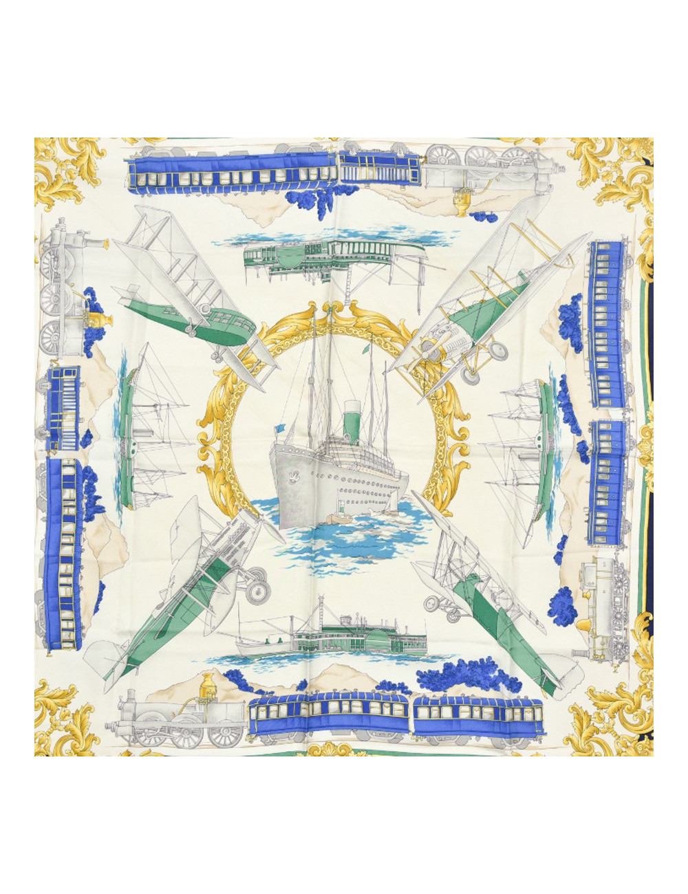 Foulard Celine bateau train avion