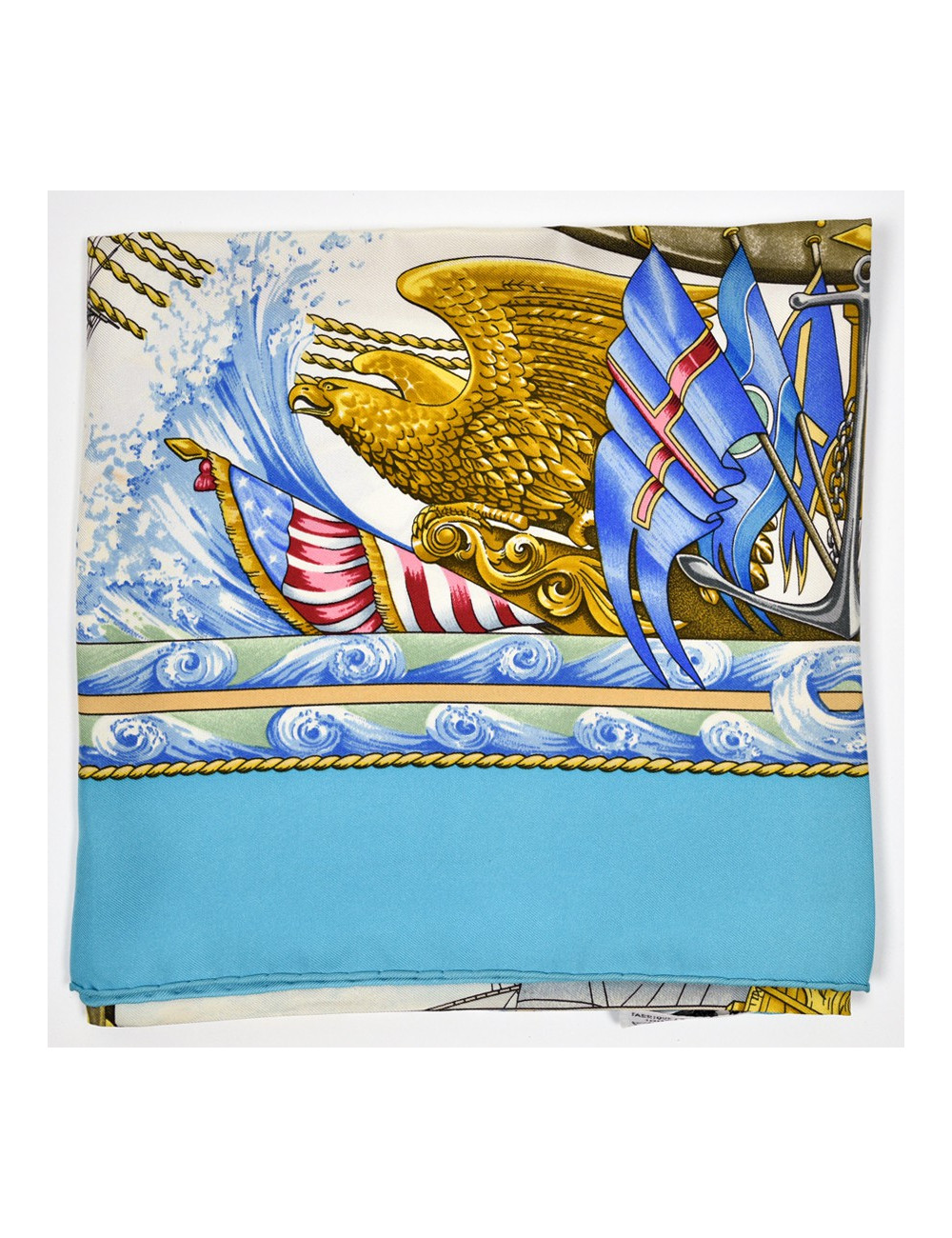 Carré HERMES Vive le vent en soie