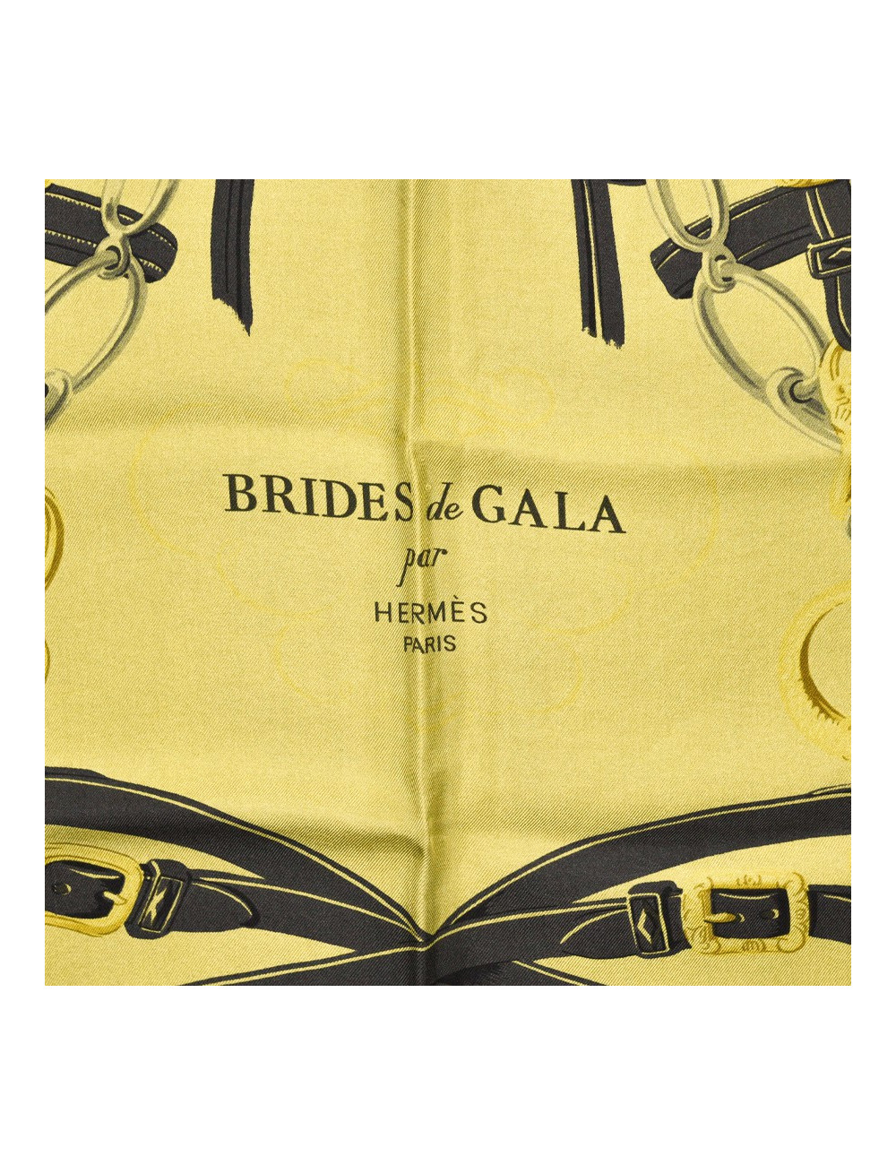 Carré HERMES "Brides de Gala" 100 % soie