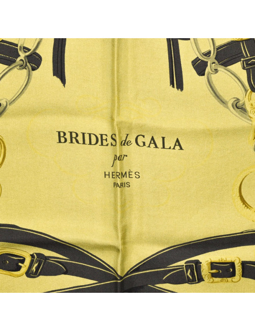 Carré HERMES "Brides de Gala" 100 % soie