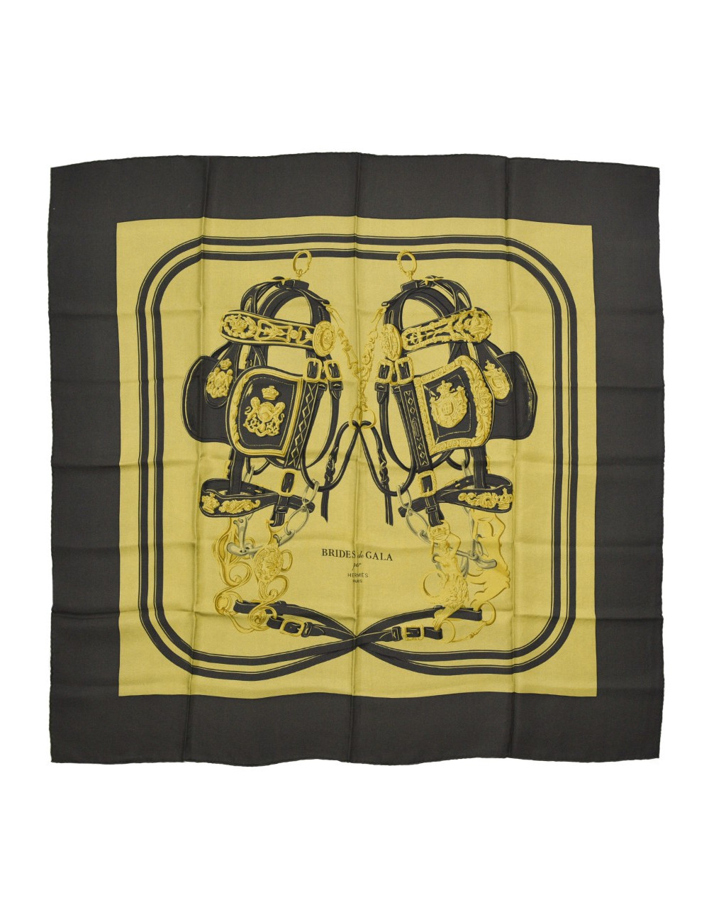 HERMES Carré "Brides de Gala" 100 % soie