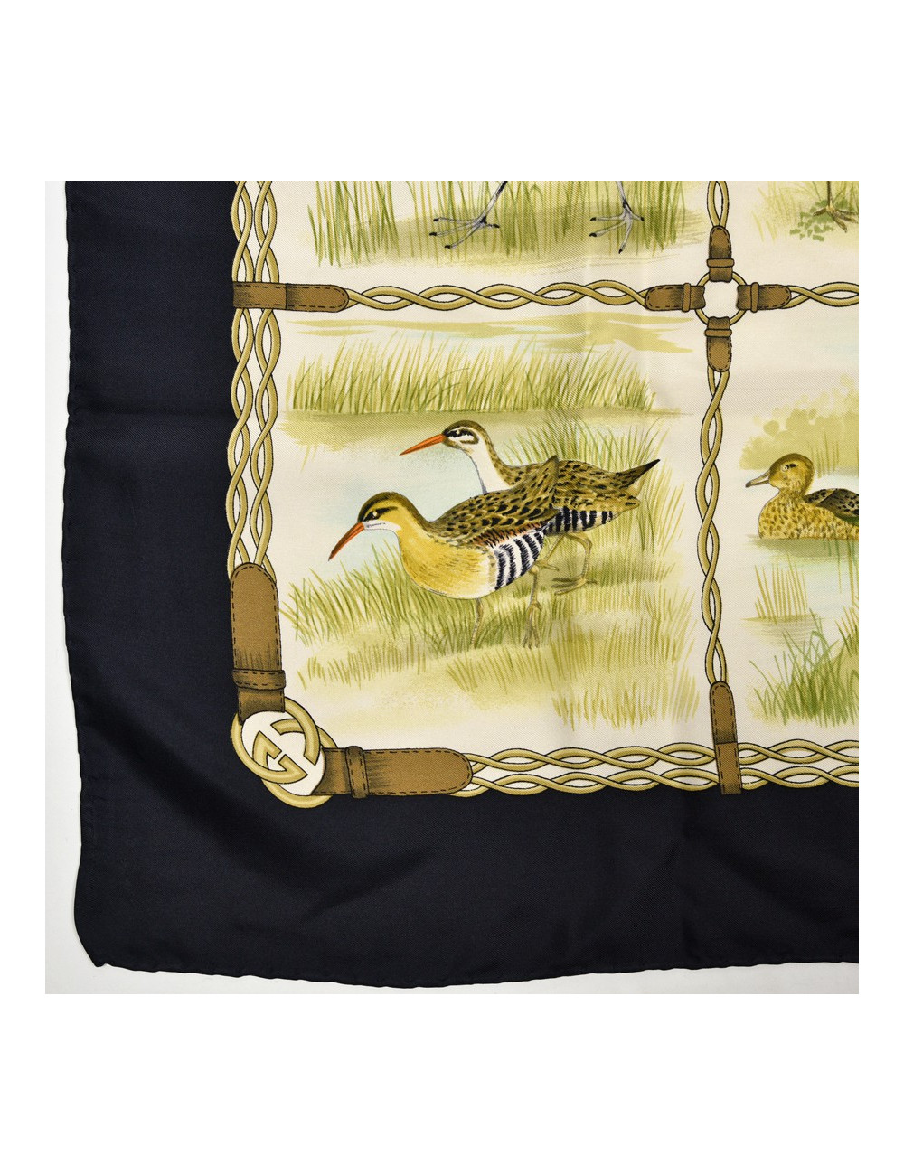 Carré GUCCI chaine et oiseaux