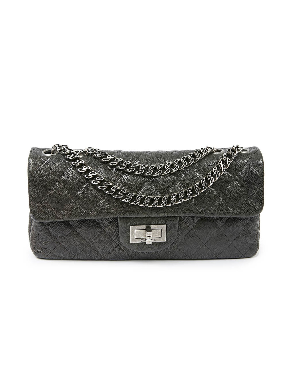 Sac baguette CHANEL cuir grainé