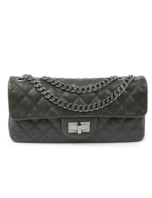 Sac baguette CHANEL cuir grainé