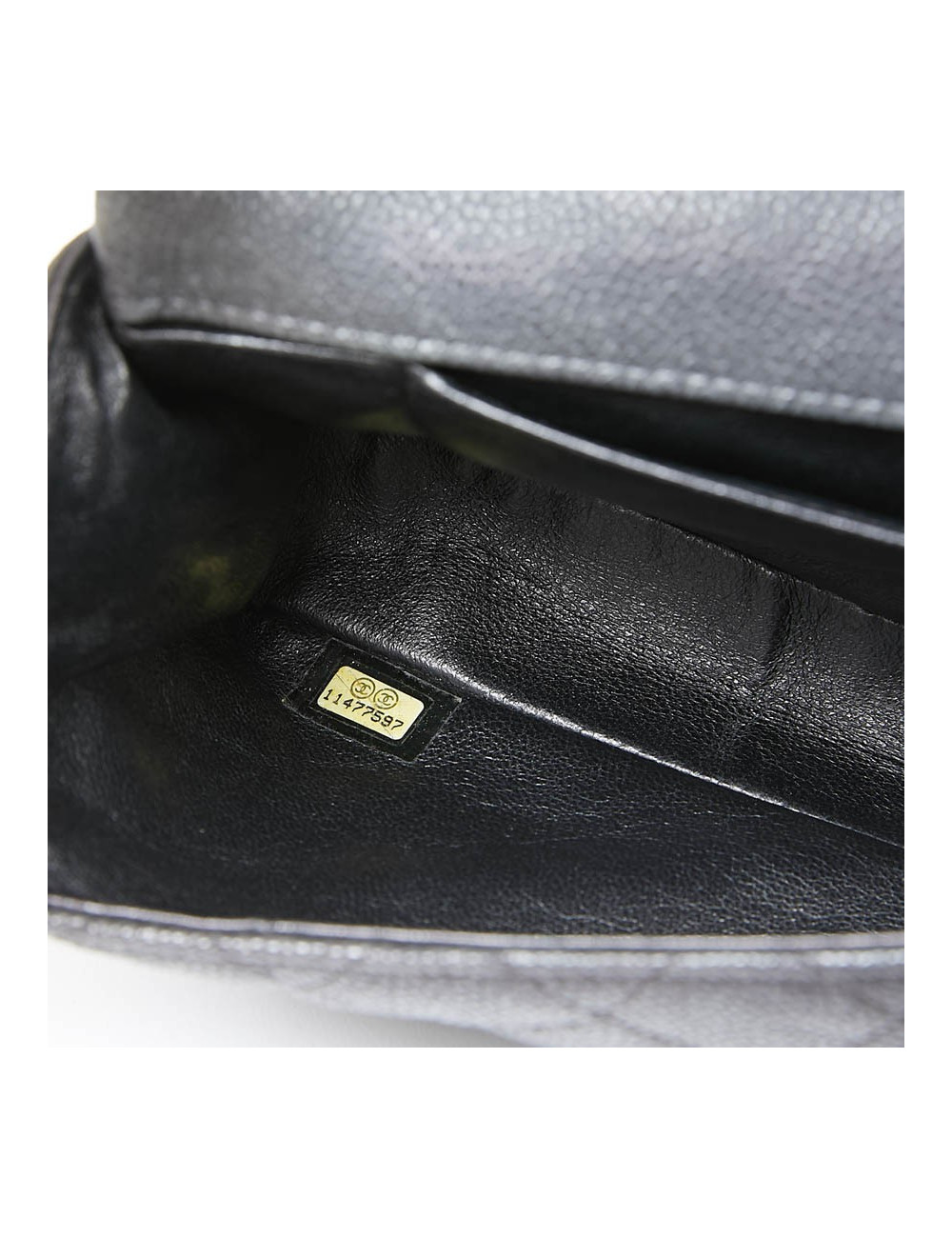 Sac baguette CHANEL cuir grainé