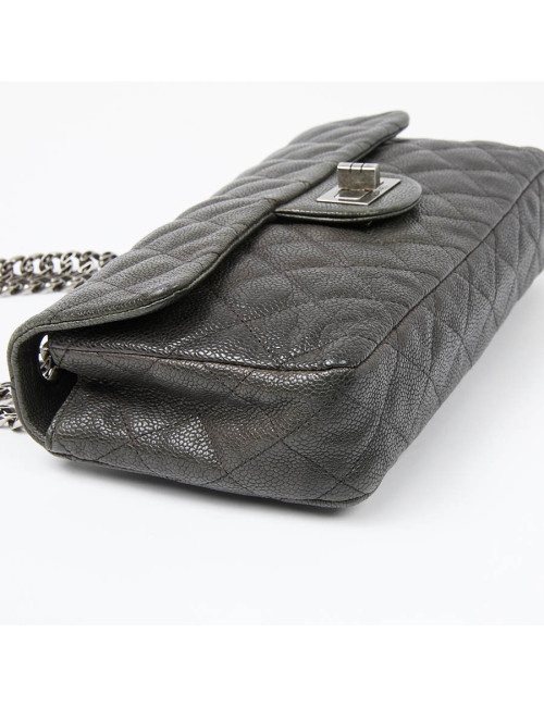 Sac baguette CHANEL cuir grainé