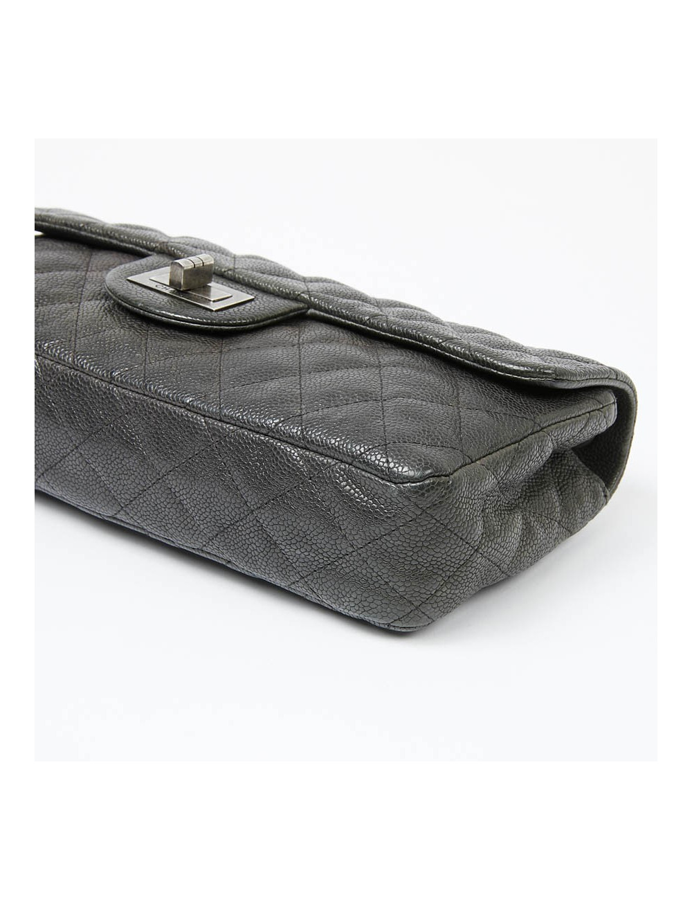 Sac baguette CHANEL cuir grainé