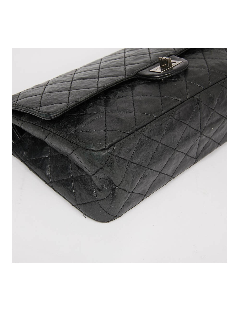 2.55 CHANEL gris  métallisé foncé