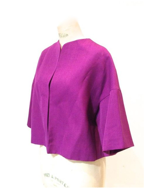 Robe-Veste GIAMBATTISTA VALLI mousseline de soie léopard