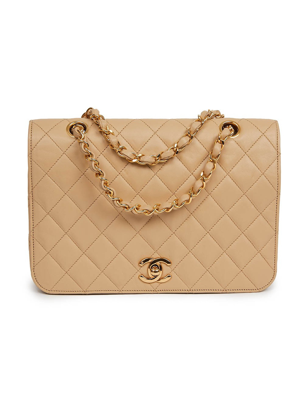 CHANEL Sac à main beige