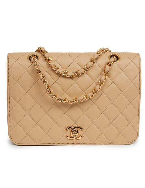 CHANEL Sac à main beige