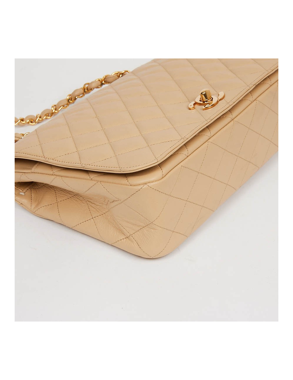 CHANEL Sac à main beige