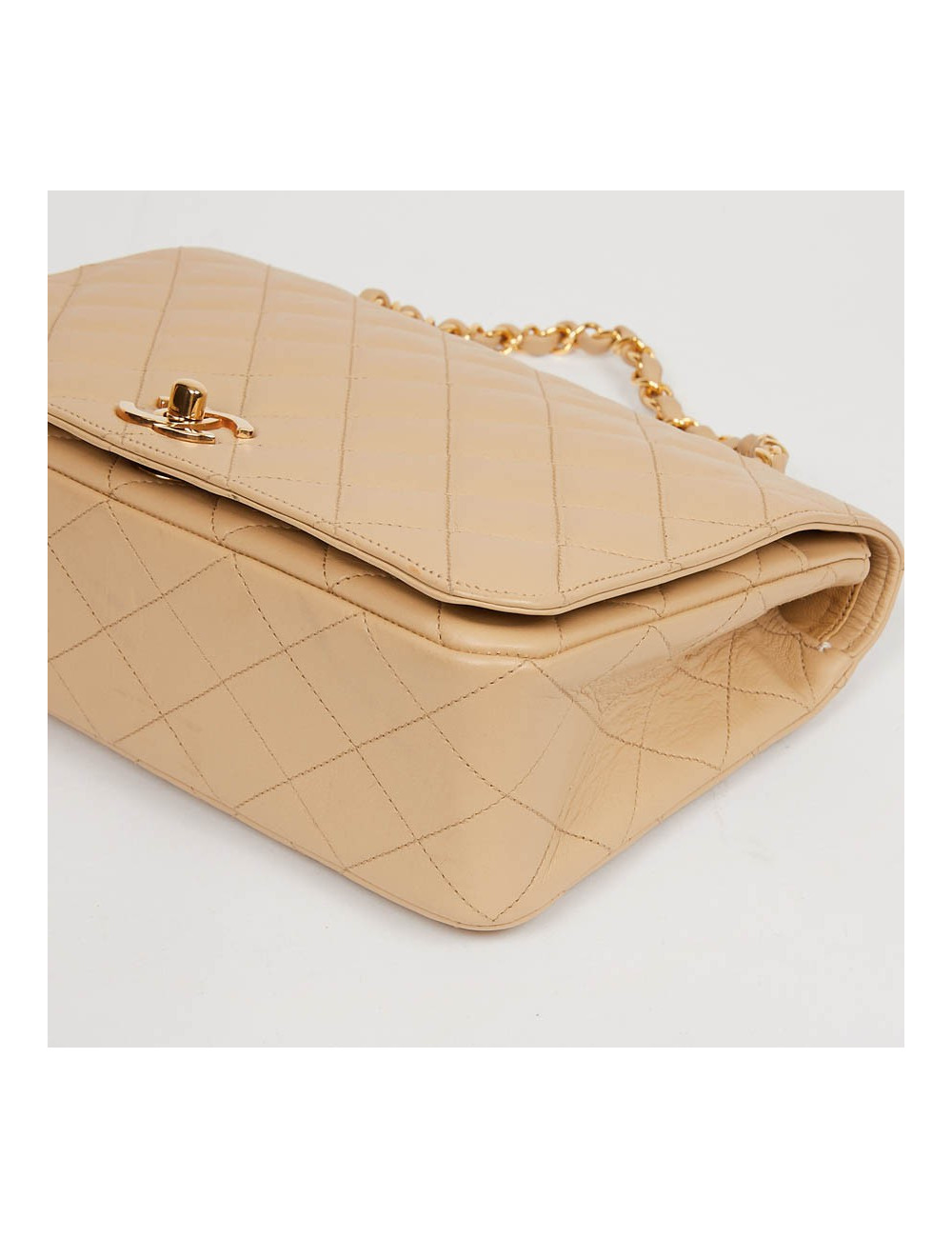 CHANEL Sac à main beige